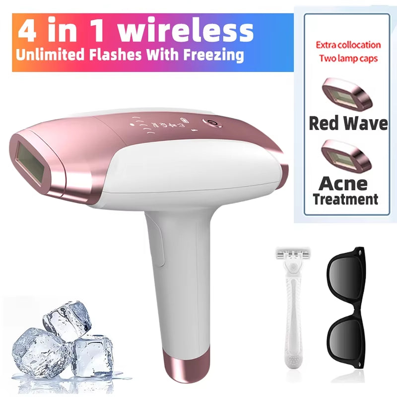 New in 999999 Flashes Laser Epilator Laser Hot Sell Permanent IPL Photoepilator Hair Removal Painless Electric Epilator Machine